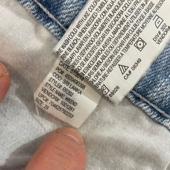 Rachel Rachel Roy Women's Size 28 Blue Ripped Low Rize Denim Jeans - Picture 5 of 12